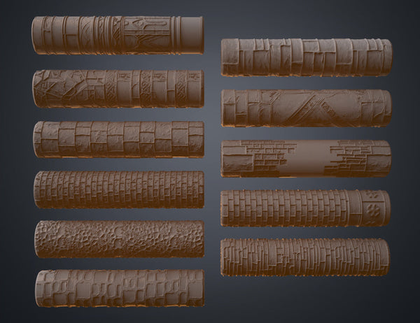 DnD terrain rollers - Walls and Surfaces