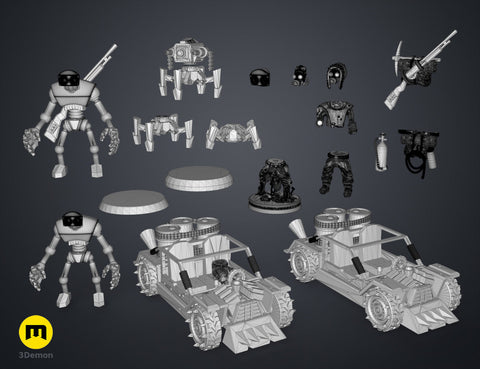 Magnetic DnD - Postapocalyptic Pack