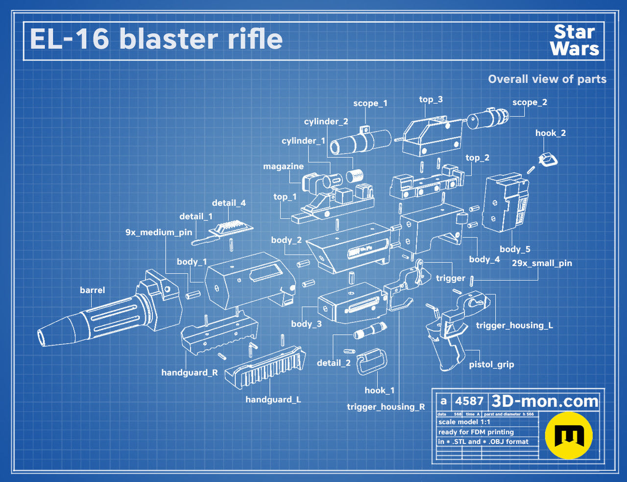 EL-16 Blaster Rifle – 3Demon