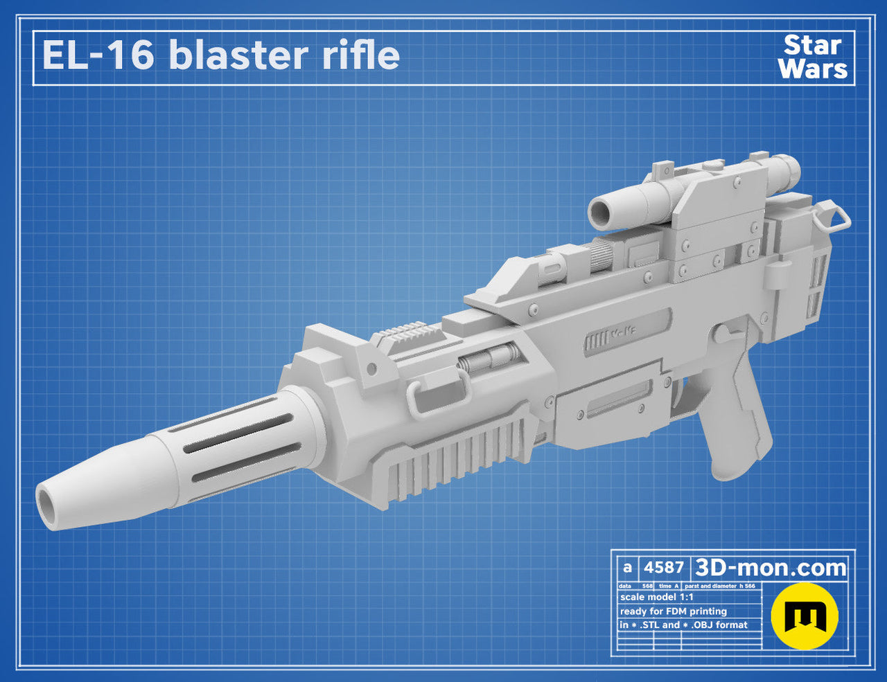 EL-16 Blaster Rifle – 3Demon