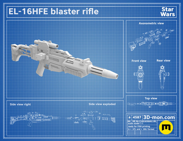 EL-16HFE Blaster Rifle