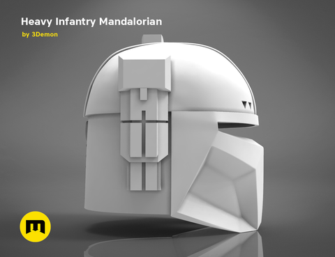Heavy Infantry Mandalorian Helmet