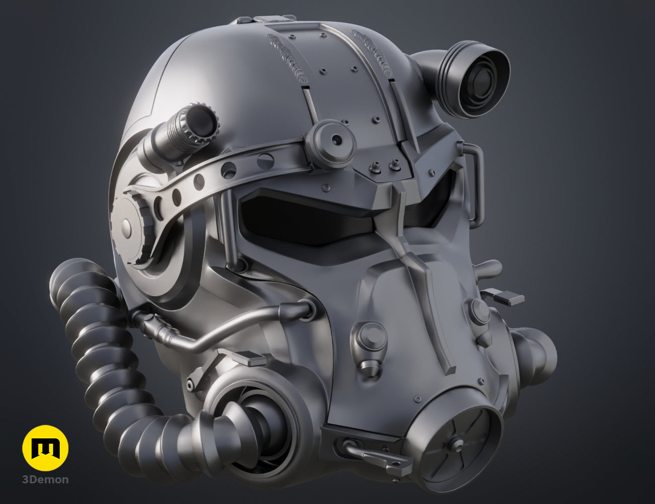 Fallout T60　ヘルメット　※5月12日までの出品 Fallout T60 Helmet - live action series STL | 3D Print | 3Demon