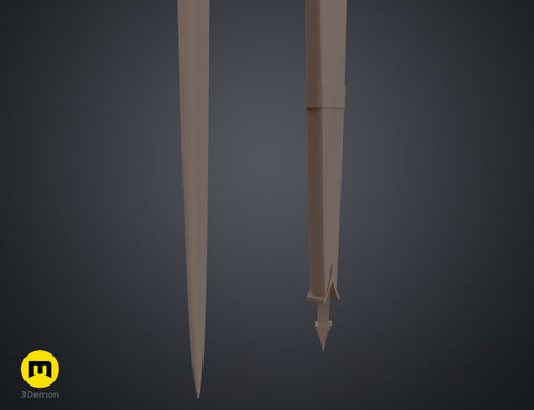 Galadriel's Sword & Scabbard - Rings of Power