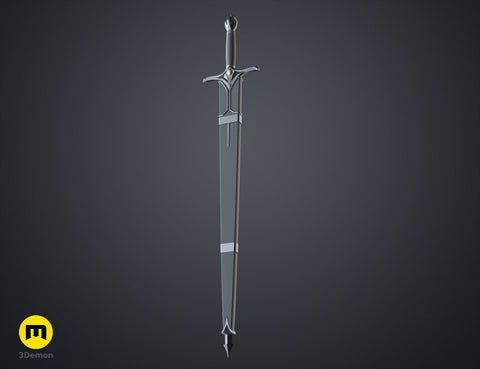 Galadriel's Sword & Scabbard - Rings of Power