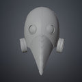 Printable 3D model of Galgali Fiend Mask - Chainsaw Man, front view cosplay prop, 3D print