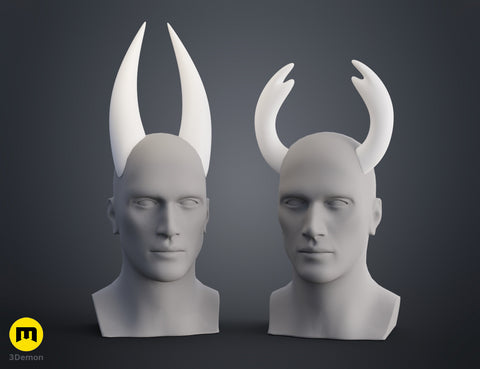 Hornet and Ghost Cosplay Horns - Hollow Knight