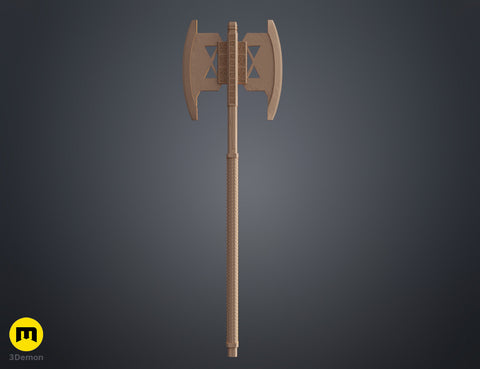 Gimli Double Bladed Battle Axe - Lord of the Rings