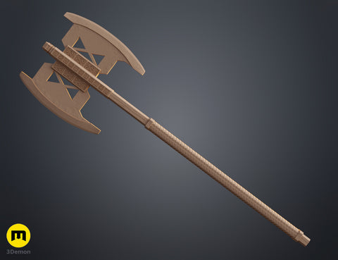Gimli Double Bladed Battle Axe - Lord of the Rings
