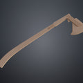 3D print preview of Gimli Throwing Axes - Lord of the Rings, textured 3D render cosplay weapon