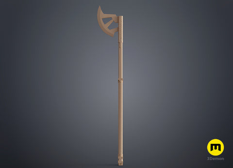 Gimli Walking Axe - Lord of the Rings – 3D printable cosplay prop by 3Demon