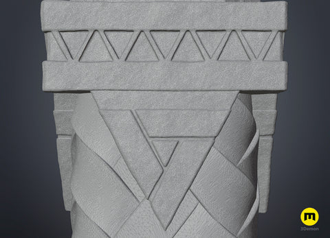 Gimli Walking Axe - Lord of the Rings – 3D printable cosplay prop by 3Demon