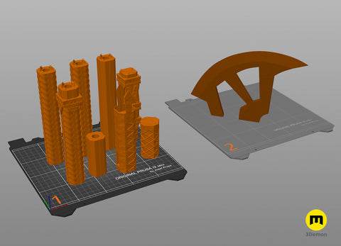 Gimli Walking Axe - Lord of the Rings – 3D printable cosplay prop by 3Demon