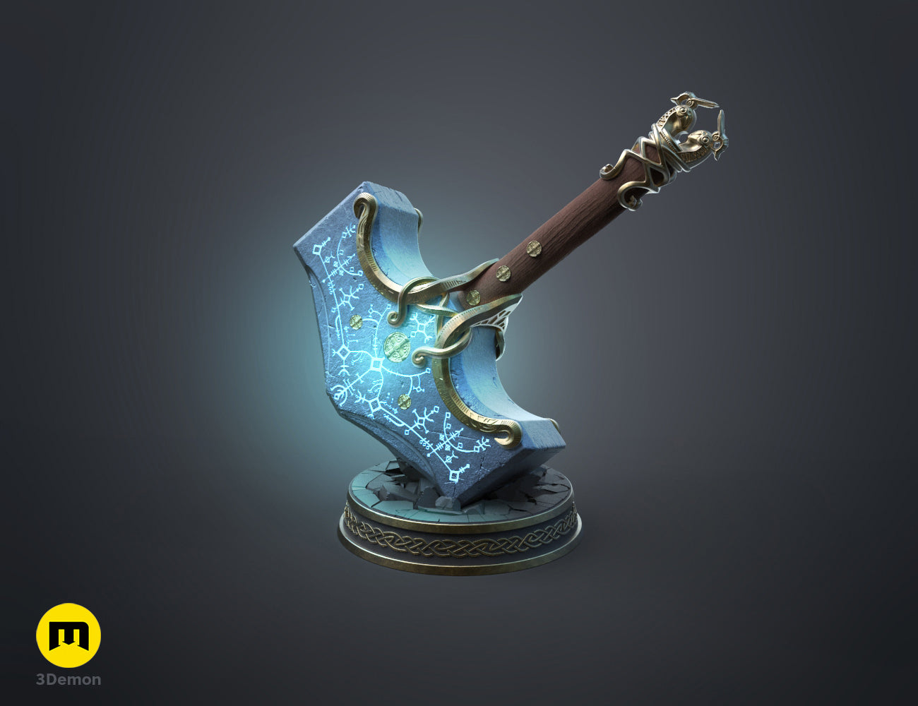 ゴッド・オブ・ウォー ラグナロク Mjölnir Mjolnir - God of War Ragnarok – 3Demon