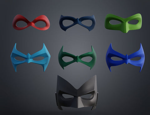Gotham City mask collection