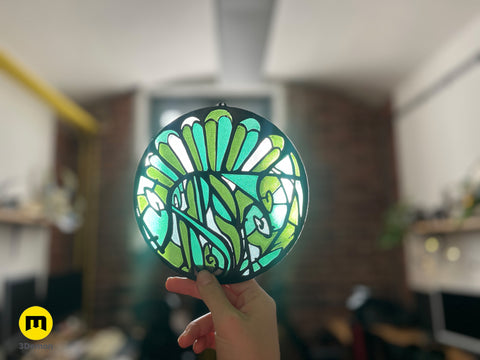 Arcane Silco's Window Stained Glass