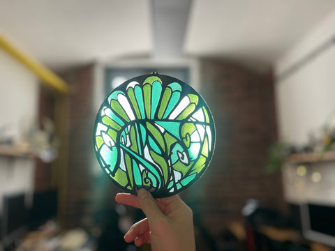 Arcane Silco's Window Stained Glass