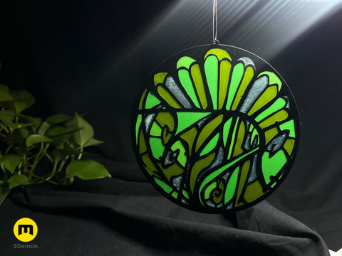 Arcane Silco's Window Stained Glass