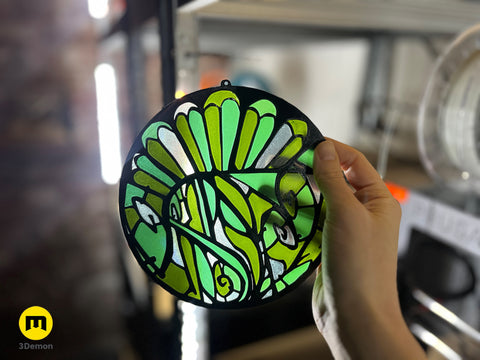 Arcane Silco's Window Stained Glass