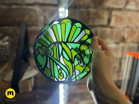 Arcane Silco's Window Stained Glass