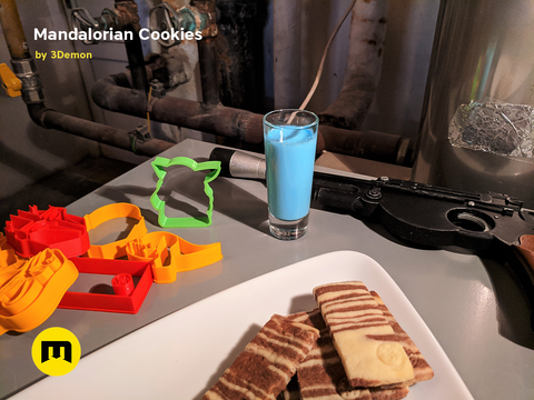Mandalorian Cookie Cutters