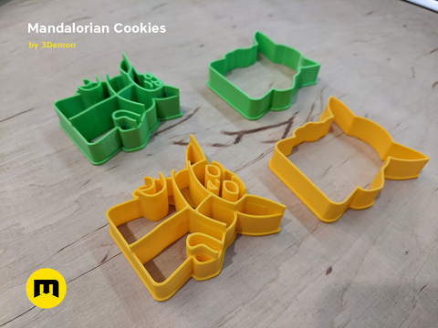 Mandalorian Cookie Cutters