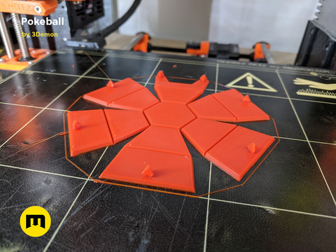 Foldable Pokeball Box Decoration