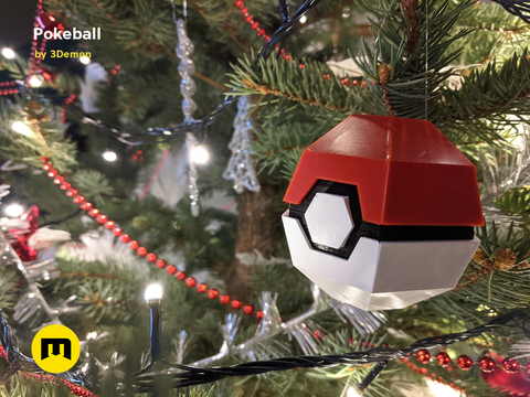 Foldable Pokeball Box Decoration