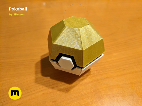 Foldable Pokeball Box Decoration