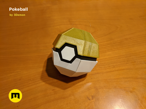 Foldable Pokeball Box Decoration