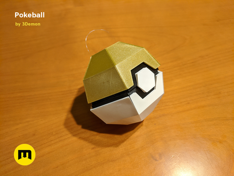 Foldable Pokeball Box Decoration