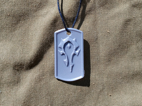 Horde Dog Tag - World of Warcraft