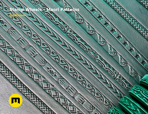 Stamp Wheels for Bodypaint — Maori Tattoos