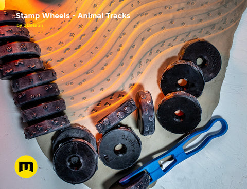 Stamp Wheels for Clay — Animal Tracks