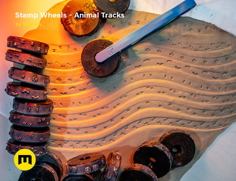 Stamp Wheels for Clay — Animal Tracks