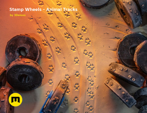 Stamp Wheels for Clay — Animal Tracks