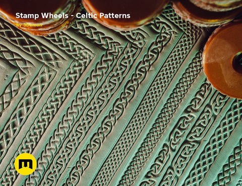 Stamp Wheels and Rollers for Clay and Cosplay