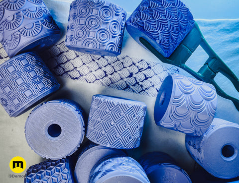 Stamp Wheels and Rollers for Clay and Cosplay