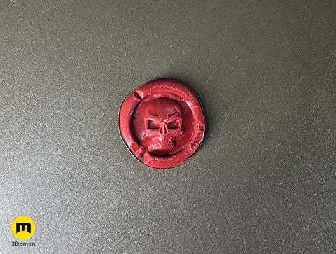 Space marine Purity Seal badge magnet