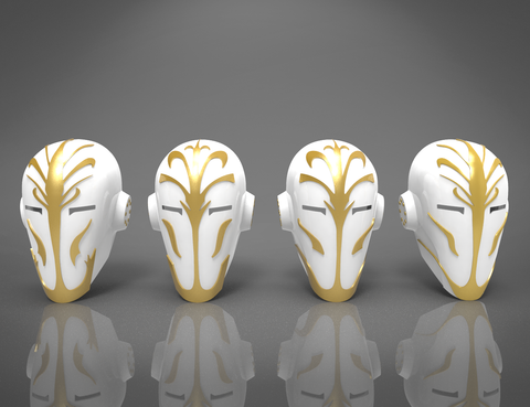 Jedi Temple Guard Masks