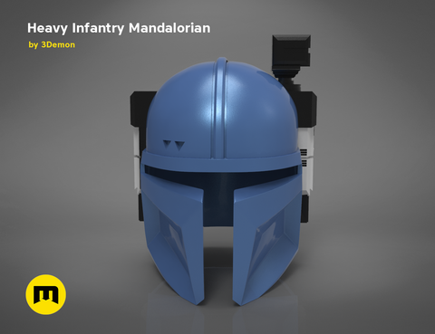 Heavy Infantry Mandalorian Helmet