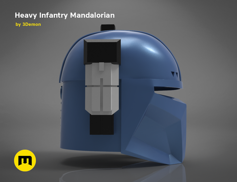 Heavy Infantry Mandalorian Helmet