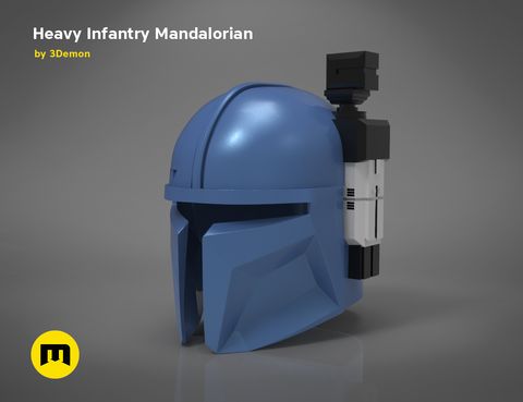 Heavy Infantry Mandalorian Helmet