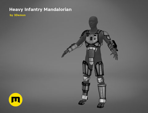 Heavy Infantry Mandalorian Armor