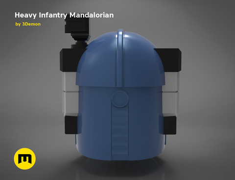 Heavy Infantry Mandalorian Helmet