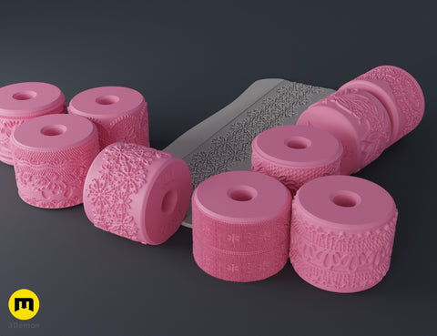 Texture Rollers Lace Patterns middle