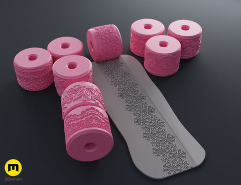 Texture Rollers Lace Patterns middle