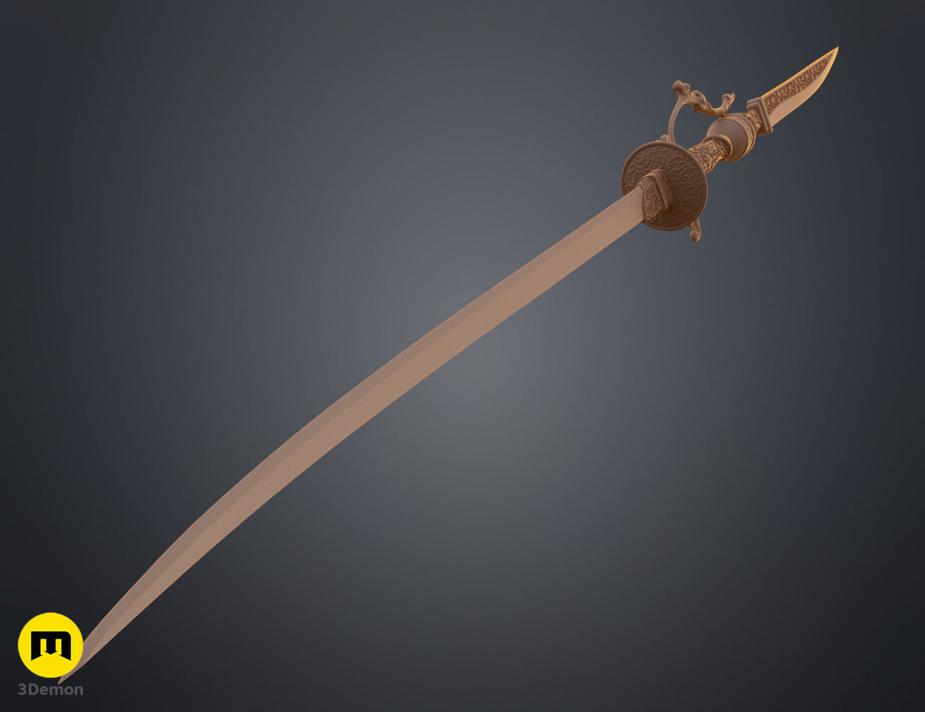 Lady Maria Rakuyo Blade - Bloodborne STL | 3D Print | 3Demon