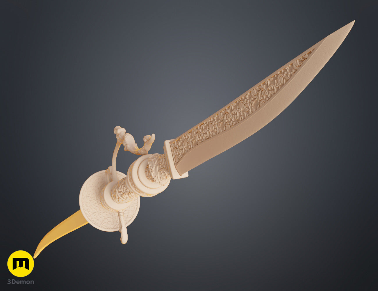 Lady Maria Rakuyo Blade - Bloodborne STL | 3D Print | 3Demon