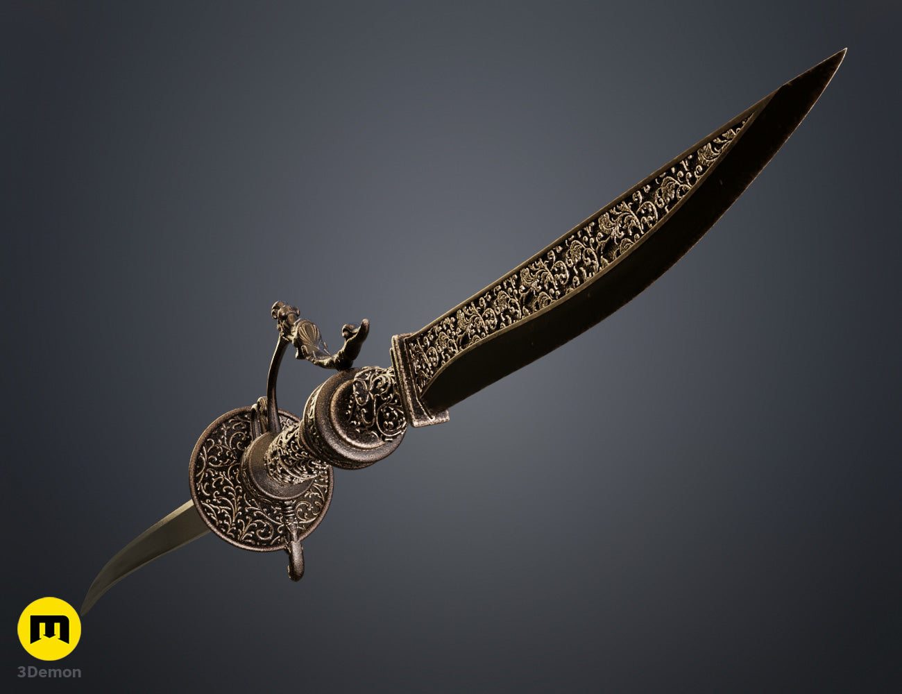 Lady Maria Rakuyo Blade - Bloodborne STL | 3D Print | 3Demon
